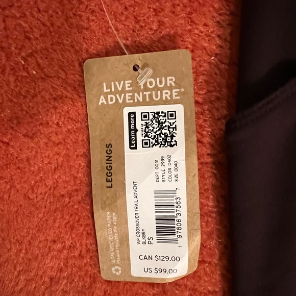 NWT Women's Crossover Winter Trail Adventure High-Rise Leggings - Picture 3 of 3